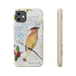 Cedar Waxwing Biodegradable Phone Case