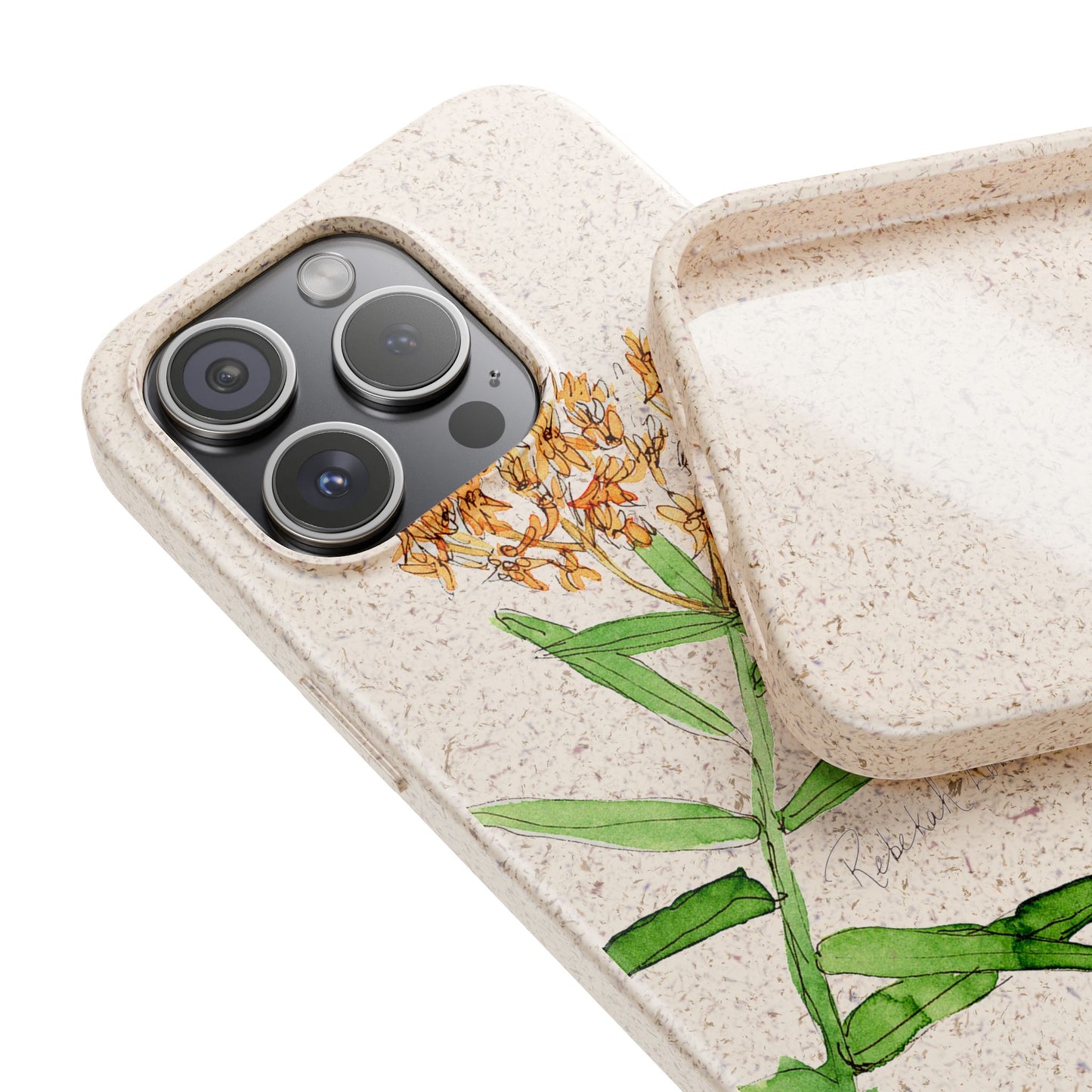 Butterfly Weed Biodegradable Phone Case