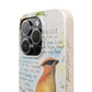 Cedar Waxwing Biodegradable Phone Case