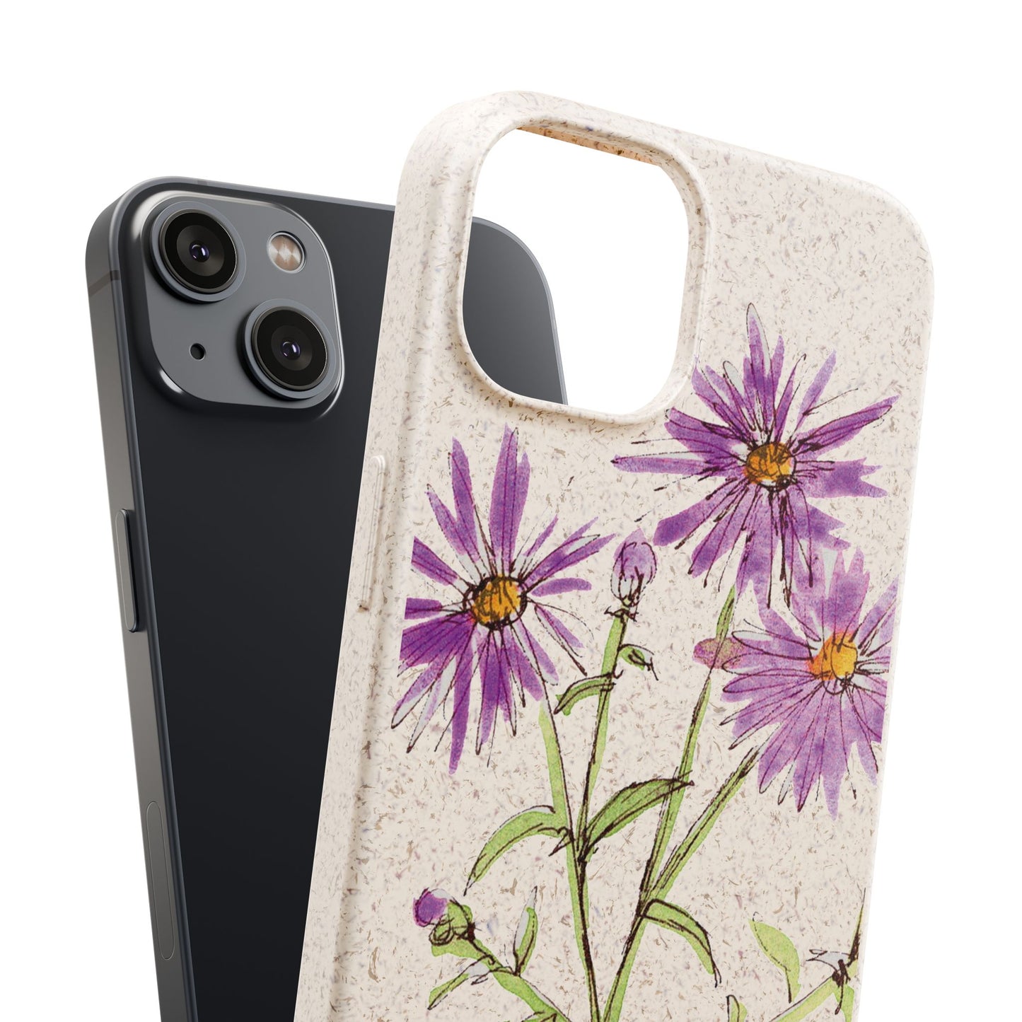 New England Aster Biodegradable Phone Case