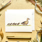 Ducks in a Row Blank Notecard