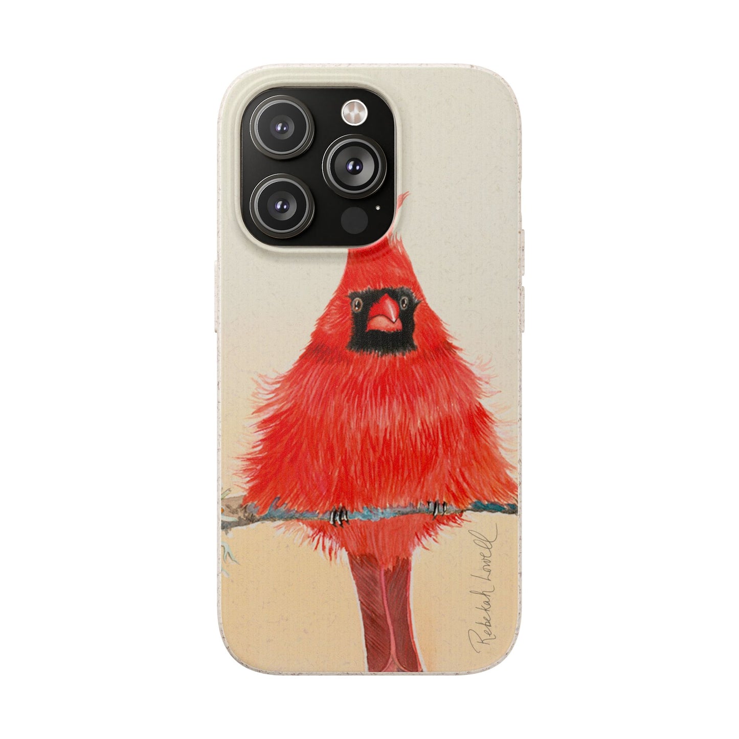 Northern Cardinal Biodegradable Phone Case