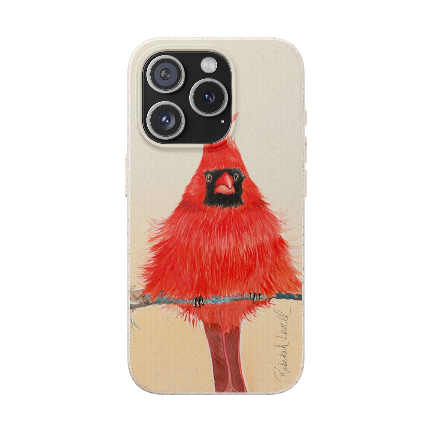 Northern Cardinal Biodegradable Phone Case