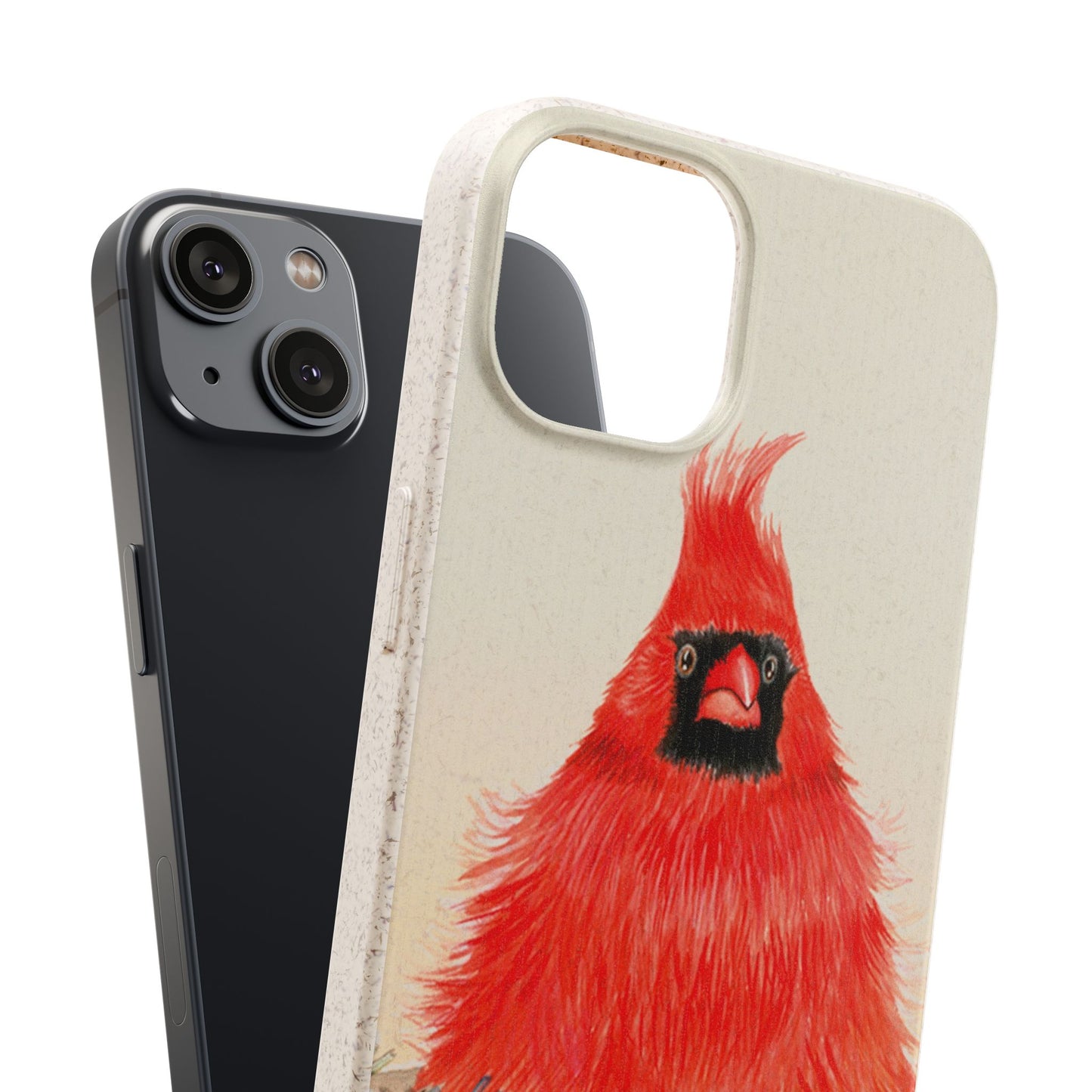 Northern Cardinal Biodegradable Phone Case