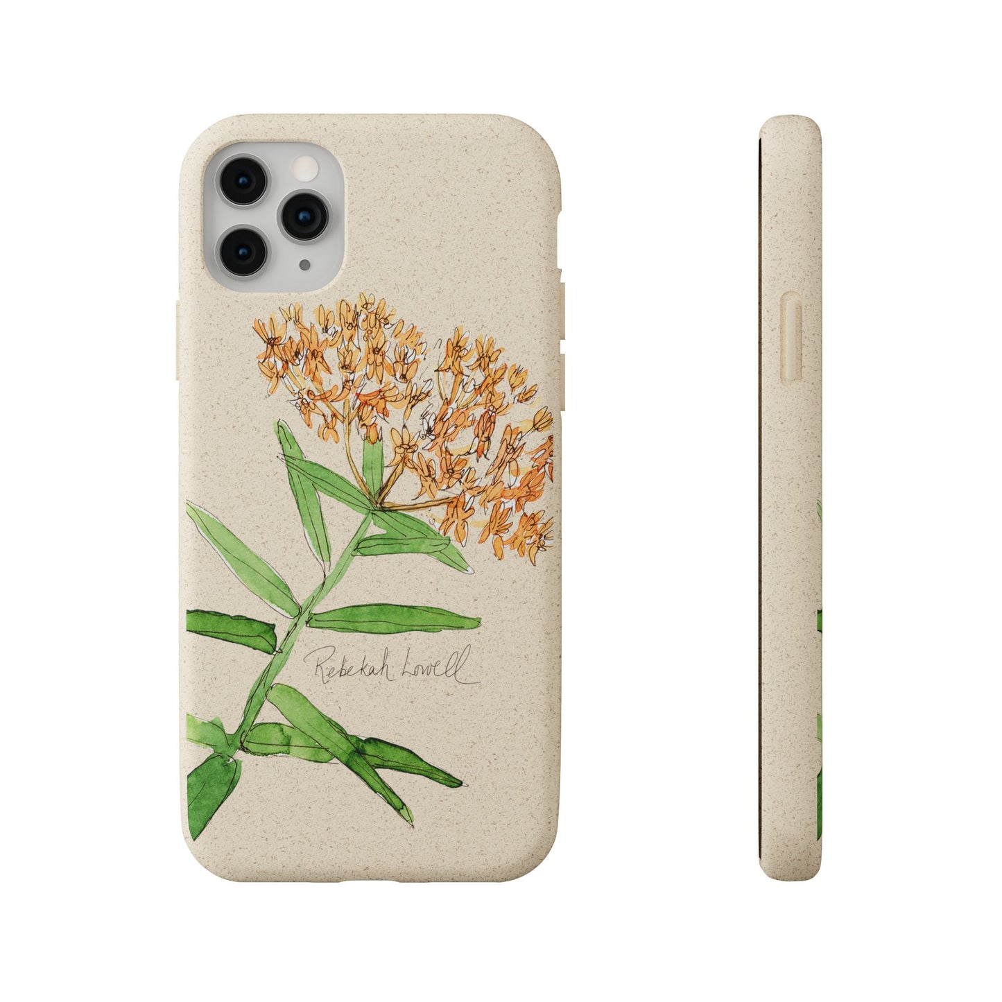 Butterfly Weed Biodegradable Phone Case