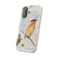 Cedar Waxwing Biodegradable Phone Case