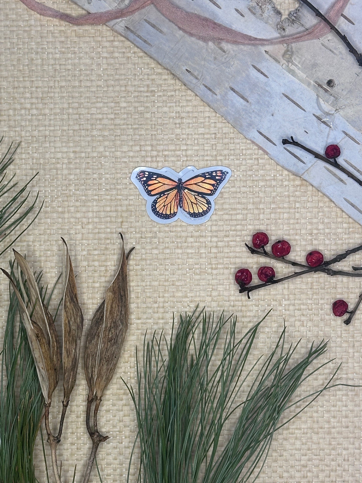 Monarch Butterfly Pixie Dust Sticker