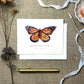 Monarch Natural Science Illustration Blank Notecard
