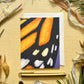 "Look Closer" Monarch Butterfly Wing Blank Notecard