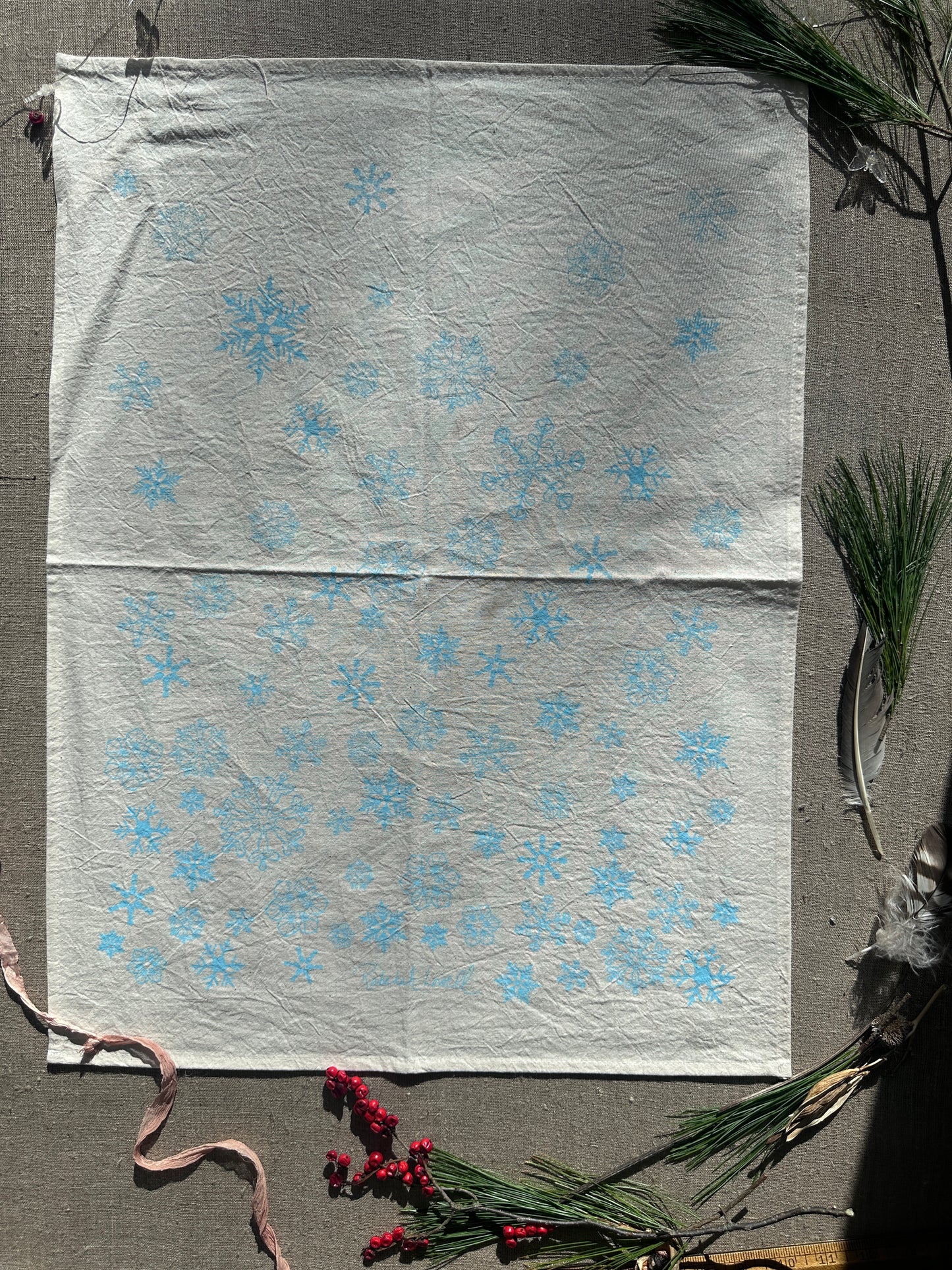 Snowflake Tea Towel