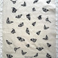 Monarch Butterfly Tea Towels (in black), set of 2