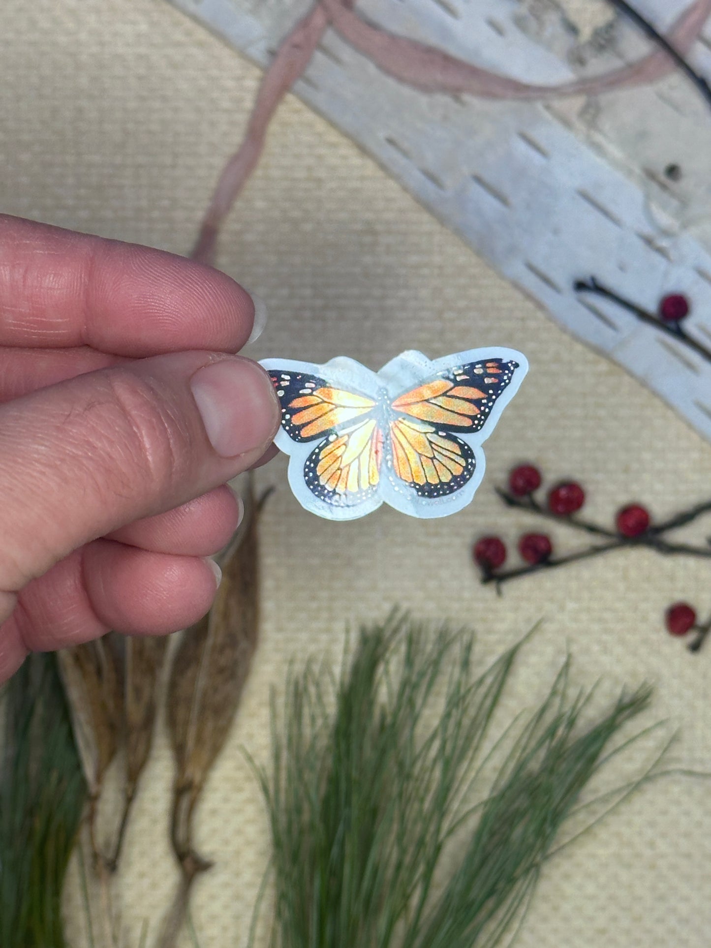 Monarch Butterfly Pixie Dust Sticker