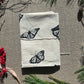 Monarch Butterfly Tea Towel, Black