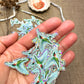 Ruby-throated Hummingbird Glitter Sticker