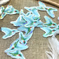 Ruby-throated Hummingbird Glitter Sticker