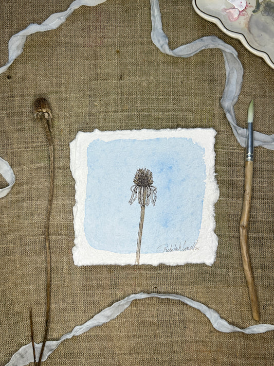 Rudbeckia Botanical Mini Original Painting