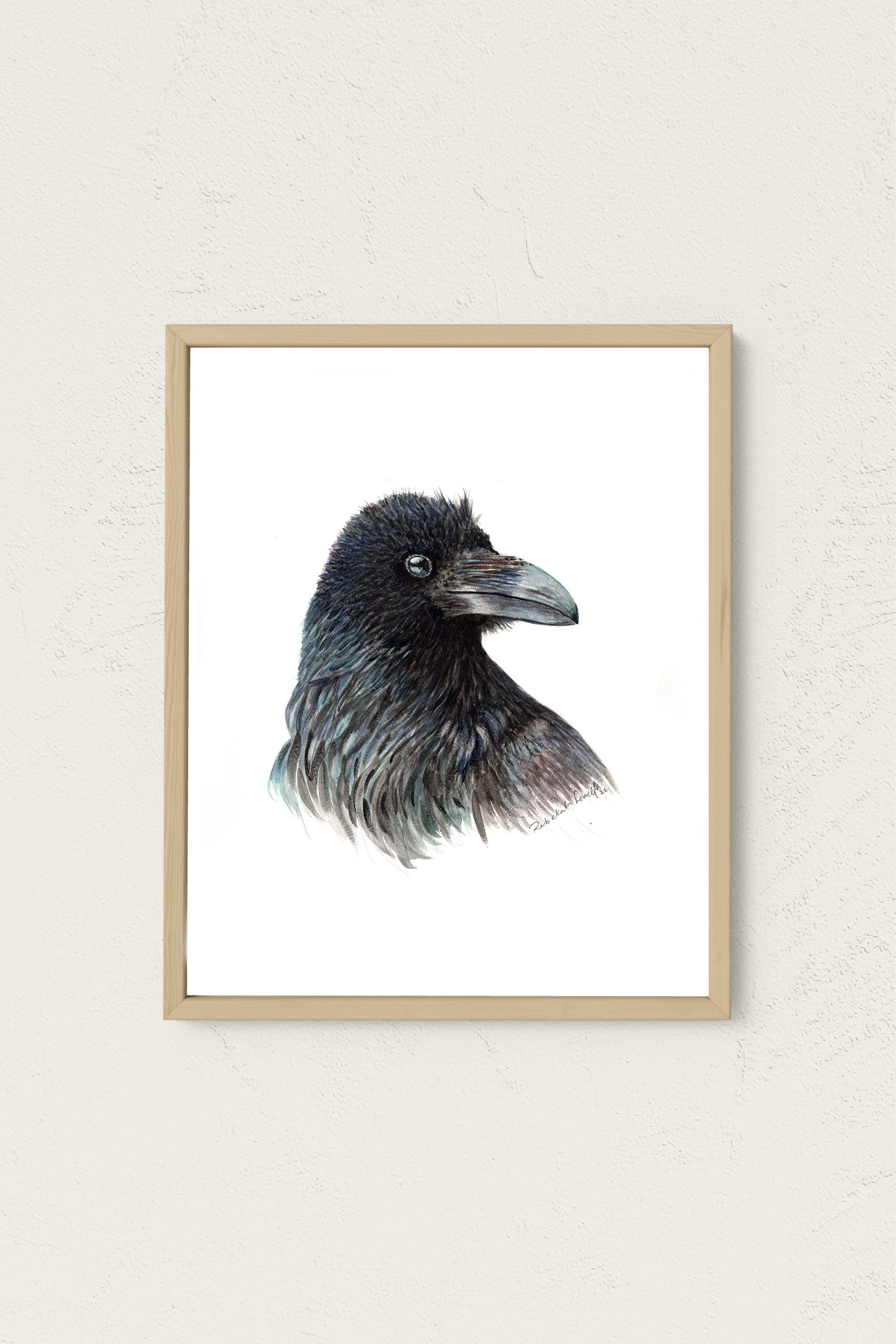 Bertram the Raven Art Print