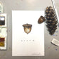 "acorn" watercolor created in Project Wild / Federal Junior Duck Stamp webinar