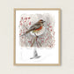 Limited Edition Print "Redwing at Capisic Pond" with Original Art Remarque