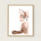 Shy Kitten Art Print