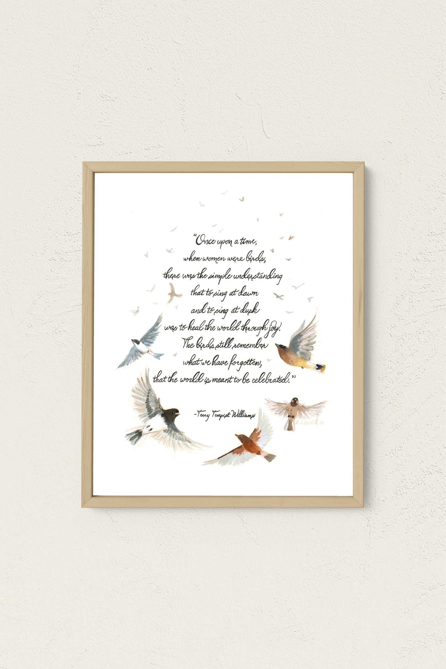 When Women Were Birds Art Print