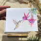 Ruby-throated Hummingbird Blank Notecard