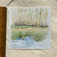 Watercolor Study of Pond at Gilsland Farm