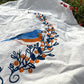 “Dismantling Perfection” (Bluebird on Wreath of Berries) Flour Sack Towel— from the 'Fly Free' Collection