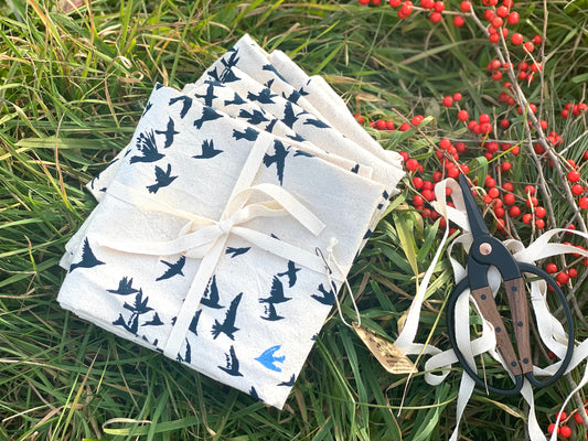 “Fly Free” (Migration) Flour Sack Towel— from the 'Fly Free' Collection